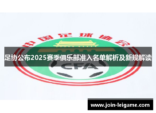 足协公布2025赛季俱乐部准入名单解析及新规解读